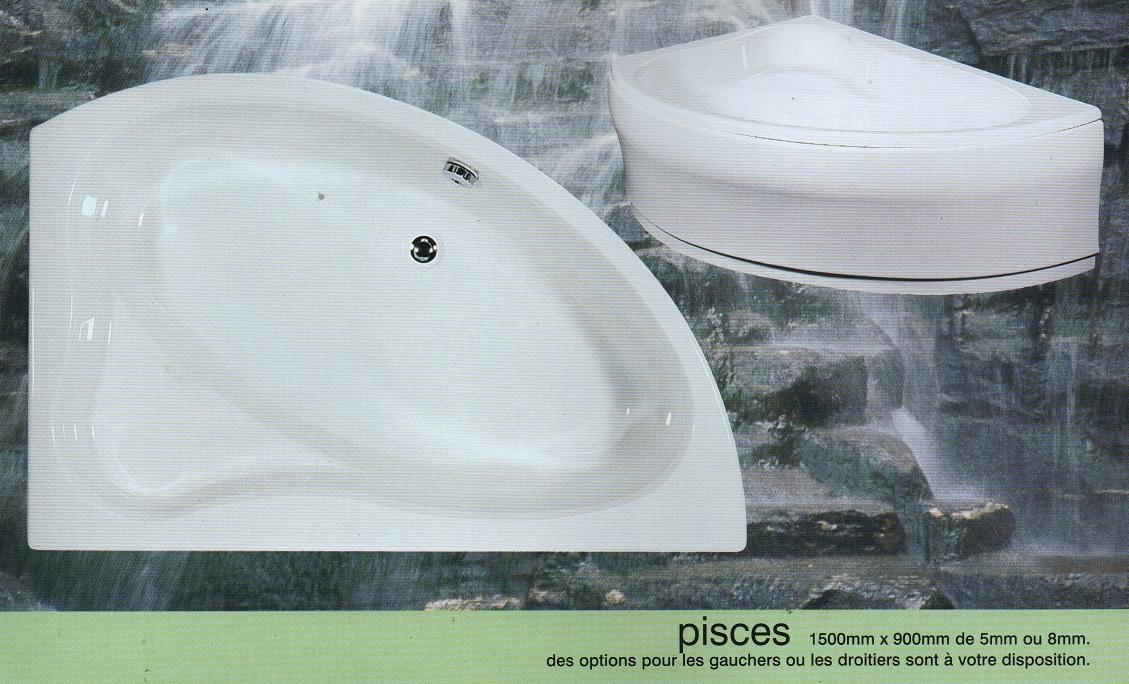 aquarius pisces offset corner bath 1500