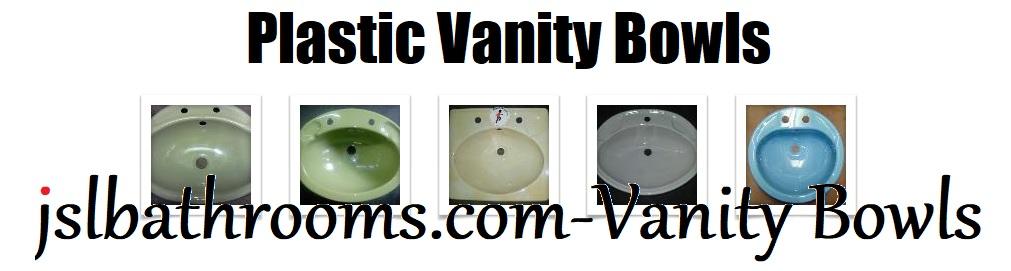 plastic acrylic vanity inset bowls basins