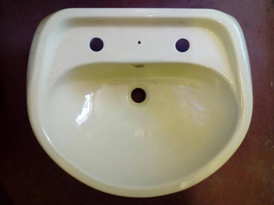 primrose yellow bathroom basin sink