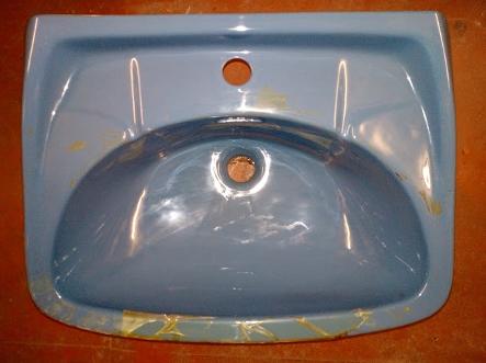 alpine blue qualcast sink bathroom one
