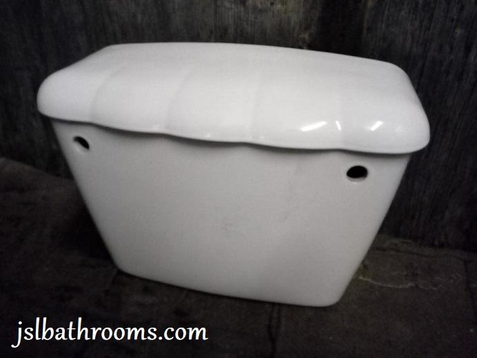 shell scalloped cistern tank loo toilet