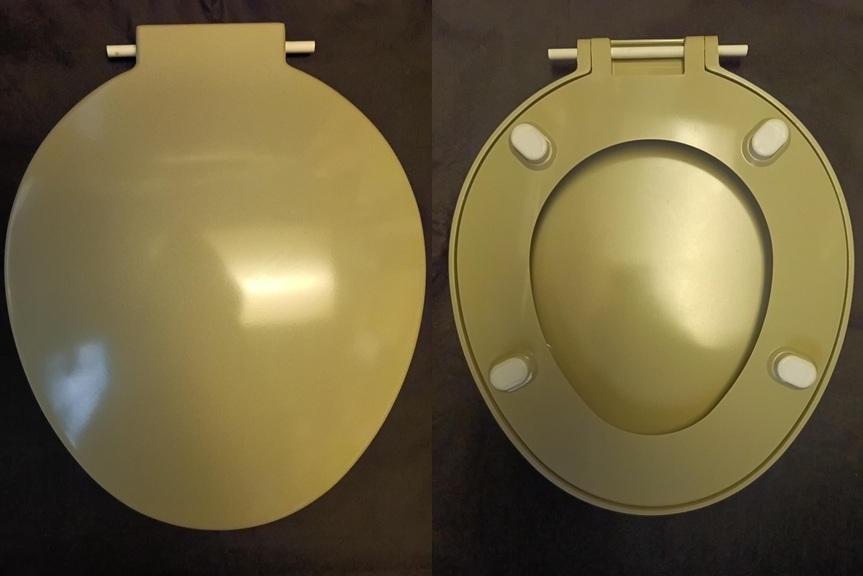 regency toilet seat peters pampas colour