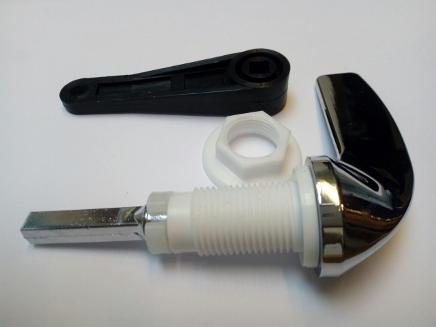 rochdale cistern lever chrome plated