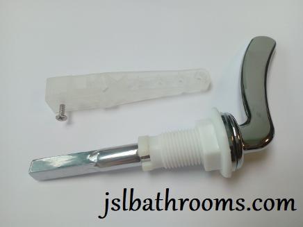 chrome cistern lavatory handle wc