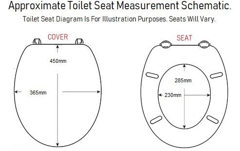 plastic champagne toilet seat standard shape