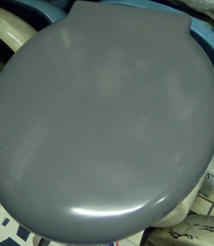 silver fox colour toilet seat