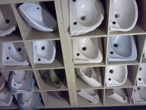 obsolete discontinued old bathroom colour basins