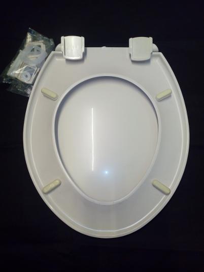 standard loo toilet seat cover soft cream
