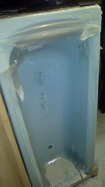 soft mint colour acrylic bath uk