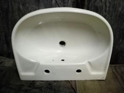 twyfords sorbet colour basin two hole