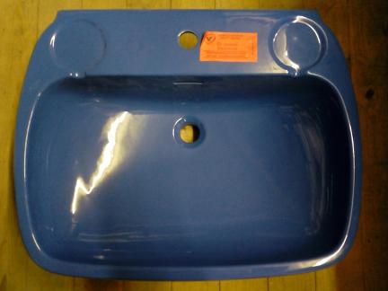 dark blue large bathroom sink basin