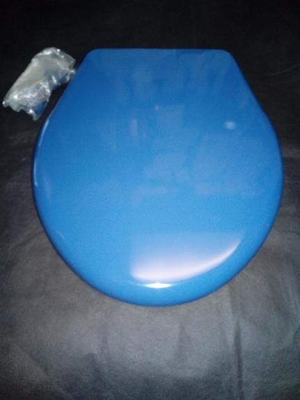 sorrento blue toilet seat plastic uk