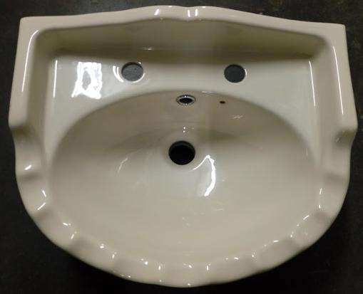 spring soft cream shell basin cloakroom