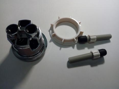 toilet cistern push button flush chrome