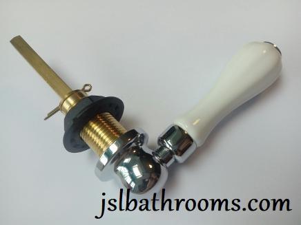 fluted classic large long cistern lever