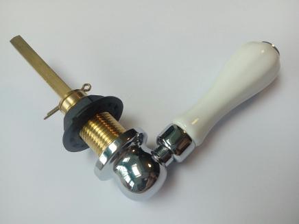 fluted classic large long cistern lever