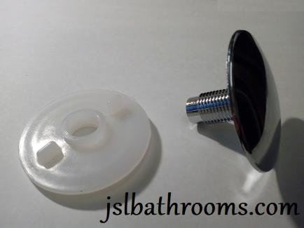 bathroom chrome hole blank disc stopper 50mm