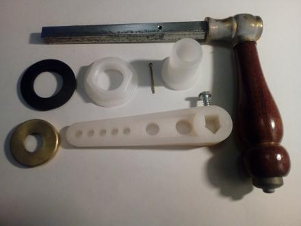 antique looking toilet cistern lever