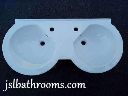 tc bathrooms platform double basin TCCP08