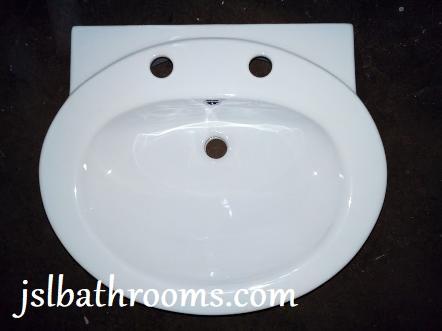 tc bathrooms petite basin two tap hole