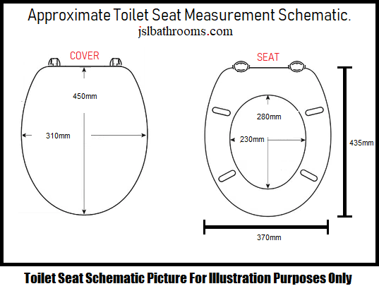 burgundy macdee toilet seat size shape