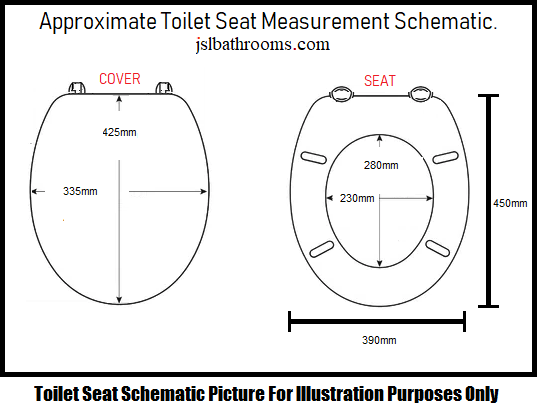 camerons plastics falcon toilet seat size