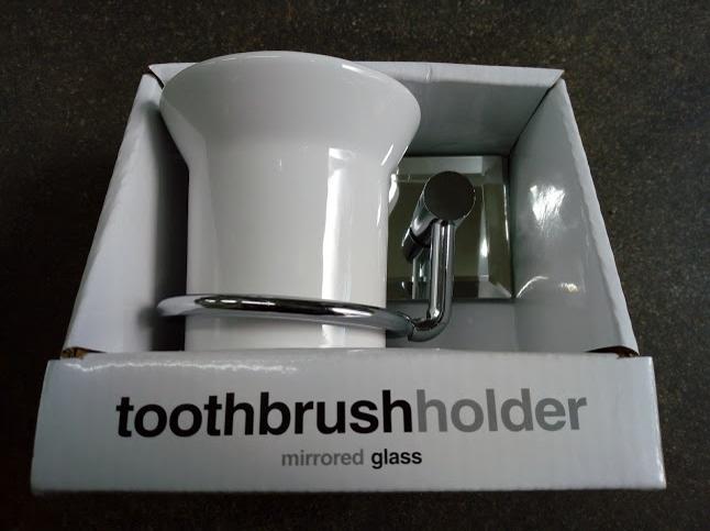 ceramic toothbrush tumbler wall mount