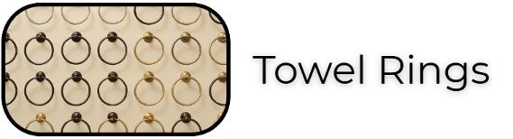 towel rings holder wall mounted loop