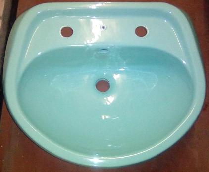 turquoise colour wash basin for bathroom pedestal 