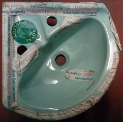 turquoise colour doulton royal corner basin