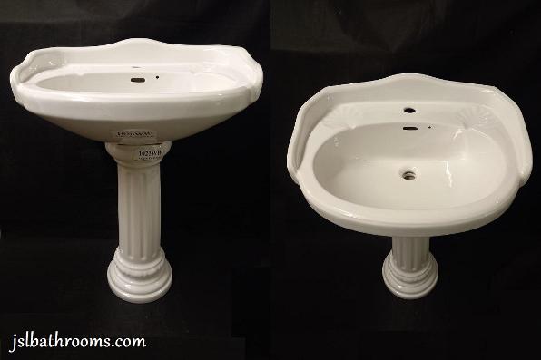 uls durham sink basin pedestal bathrooms
