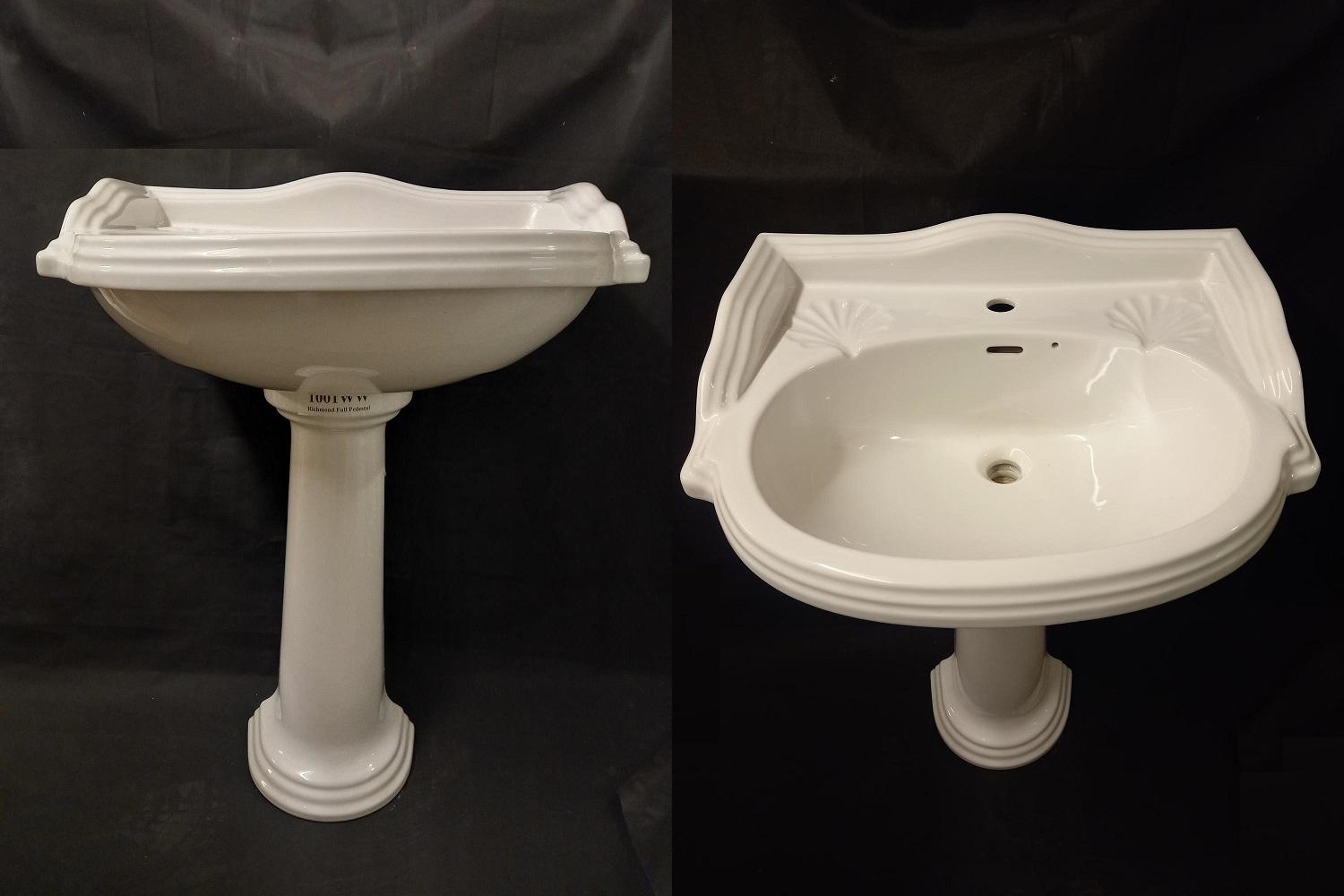 uls york richmond basin pedestal sink
