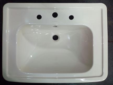 valadares indian ivory basin three tap hole