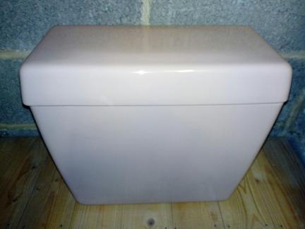 dusty coral pink valadares cistern side lever