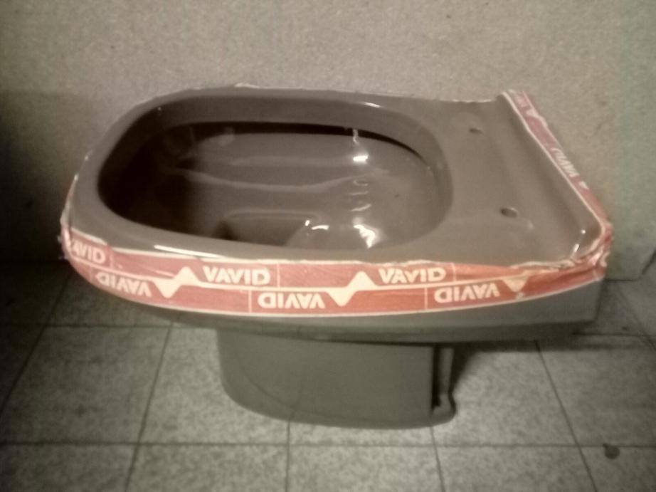 low level toilet pan bali brown colour