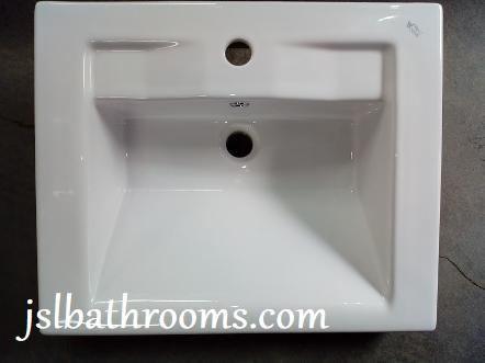vogue bathrooms vanity basin bowl square Linola