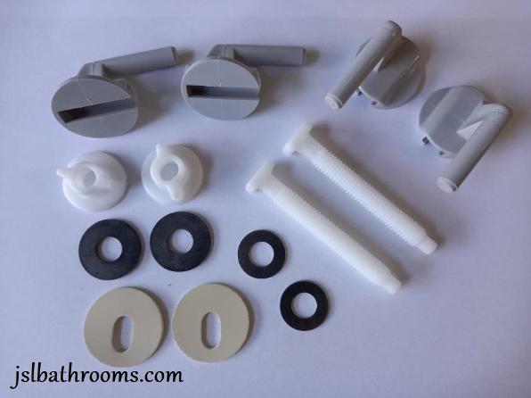 whisper grey toilet seat fixing fitting hinges