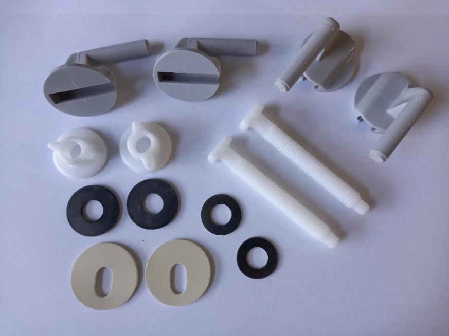 whisper grey toilet seat fixing fitting hinges