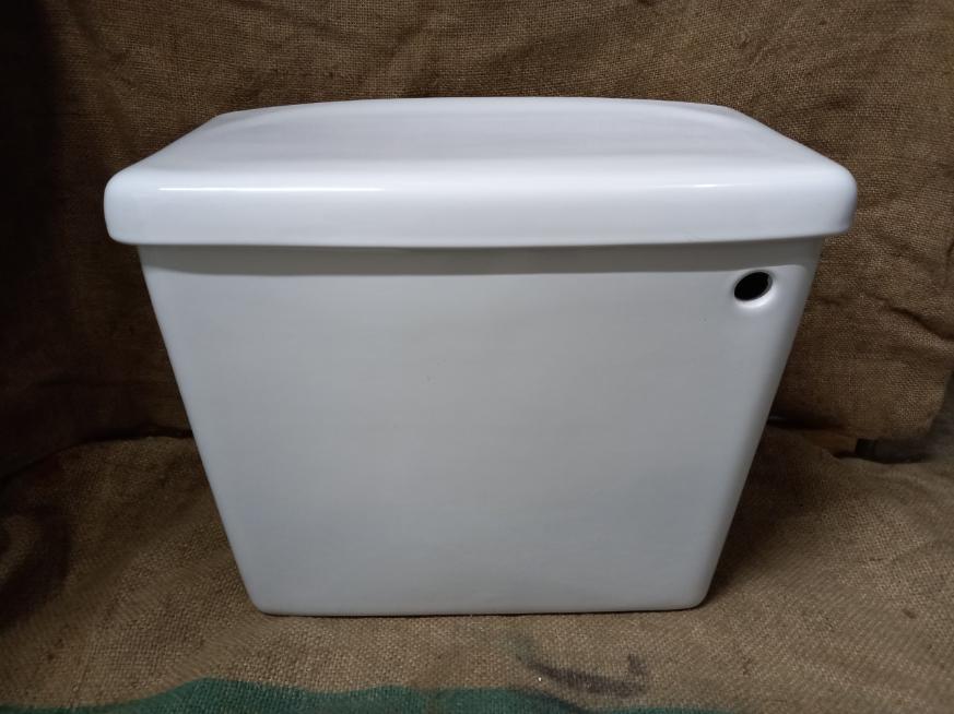 whisper misty blue cistern toilet tank