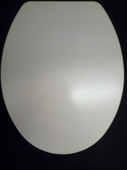 white wood standard quality toilet seat