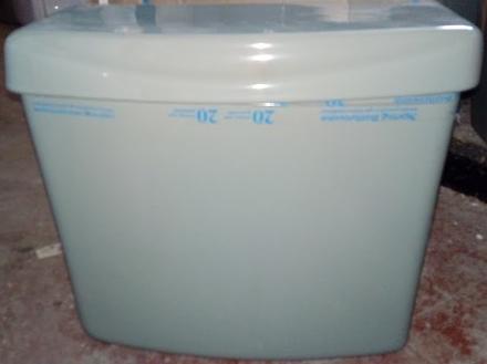 wild sage green toilet cistern tank