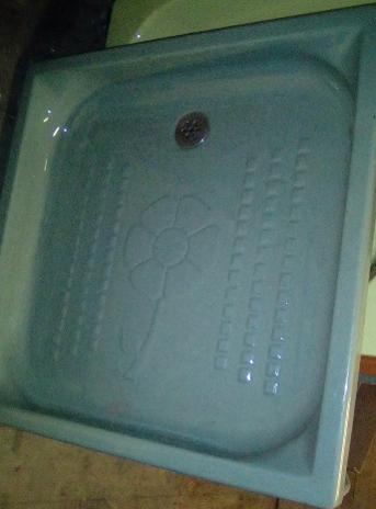 wild sage colour shower tray acrylic