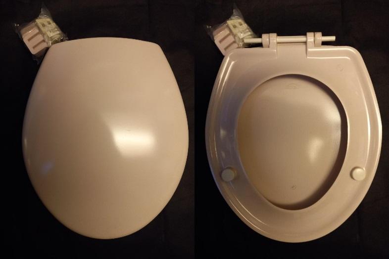 whisper misty pink celmac toilet seat