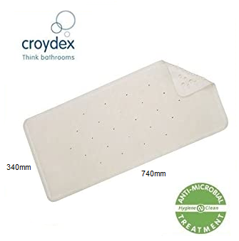 croydex anti bacterial bac bath mat non slip